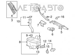 Leash spătar dreapta Lexus LS460 LS600h 07-12