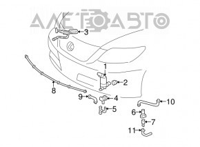 Tuburile de spălare a farurilor pentru Lexus LS460 LS600h 07-12.