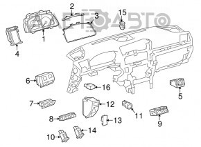 Butonul de pornire Start-Stop pentru Lexus LS460 LS600h 07-12