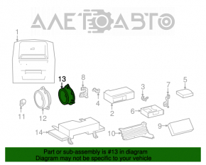 Difuzorul din spate dreapta pentru Lexus RX300 98-03