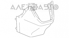 Обрамление тоннеля нижнее Lexus RX300 98-03