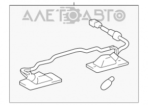 Iluminarea numărului de pe ușa portbagajului pentru Lexus RX300 98-03, complet asamblată.