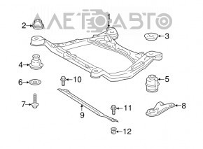 Bara spate stânga a unui Lexus RX300 98-03