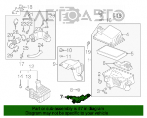 Suportul carcasei filtrului de aer Mazda CX-7 06-09