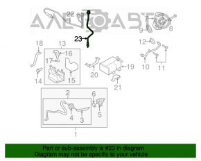 Лямбда-зонд второй Mazda CX-7 06-09