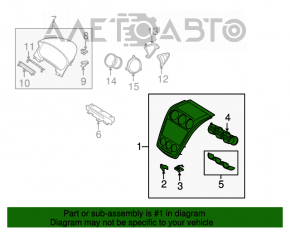 Conducta de aer central Mazda CX-7 06-09