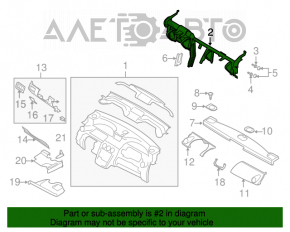 Tubul de subtorpilor pentru Mazda CX-7 06-09