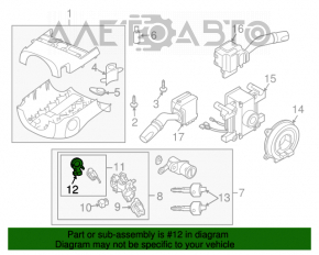 Датчик угла поворота руля Mazda CX-7 06-09