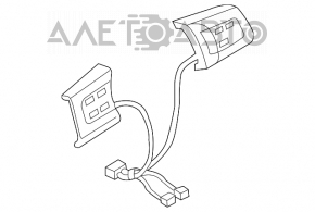 Кнопки управления на руле Mazda CX-7 06-09