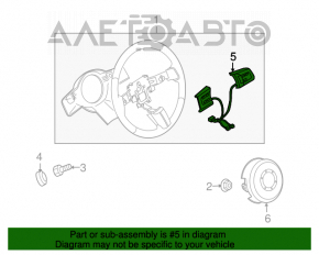 Кнопки управления на руле Mazda CX-7 06-09