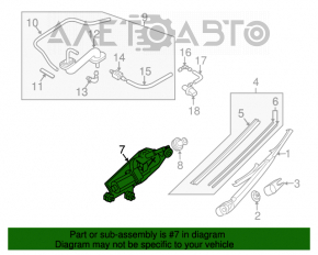 Matura trapezoidală cu motor spate Mazda CX-7 06-09