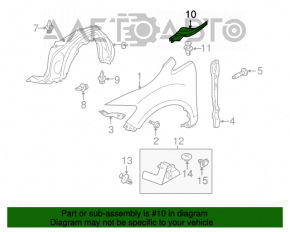 Garnitura stergator parbriz dreapta Mazda CX-7 06-09