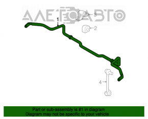 Stabilizatorul frontal Mazda CX-7 06-09