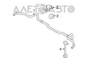 Bară stabilizatoare față dreapta Mazda CX-7 06-09 nouă, neoriginală CTR.