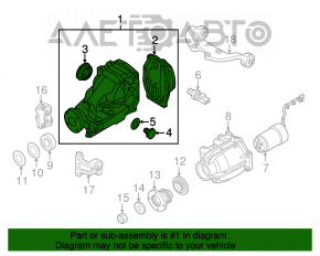 Задний дифференциал редуктор Mazda CX-7 06-09