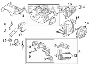 Замок зажигания Mazda CX-7 06-09 с ключом