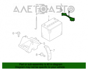 Suport baterie Mazda CX-7 06-09