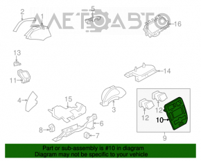 Rama de protecție pentru ecranul Nissan Leaf 13-17 pentru monitor