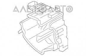 Корпус печки голый Nissan Leaf 13-17