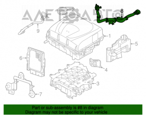 Cablu de alimentare inversor-compresor Nissan Leaf 13-17