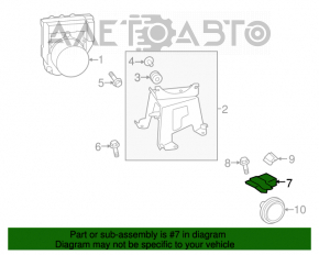 Yaw Rate Sensor Lexus RX350 10-15