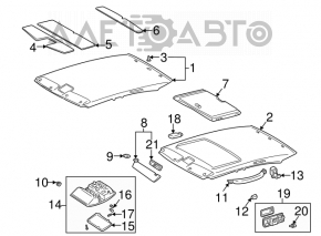 Ручка потолка передняя Lexus IS200 IS300 99-05