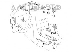 Butonul Track Off pentru Lexus IS200 IS300 99-05