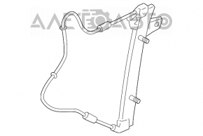 Mecanismul electric de ridicare a geamului, motorul din spate, stânga, Mazda3 03-08 HB.