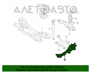 Capac spate dreapta Mazda3 2.3 03-08 cu brat