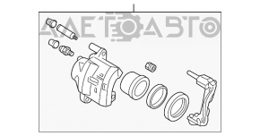 Suportul din față dreapta pentru Mazda3 2.3 03-08