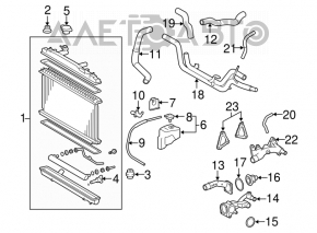 Radiator de răcire apă Toyota Avalon 05-12