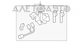 Larva broastei capacului portbagajului Toyota Camry v40 tip 1