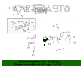 Mânerul ușii din față stânga interioară Toyota Prius 30 10-15