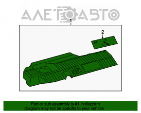 Capacul motorului Toyota Prius 30 10-15