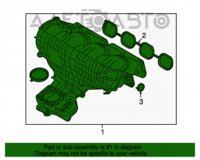 Colector de admisie pentru Toyota Prius V 12-17