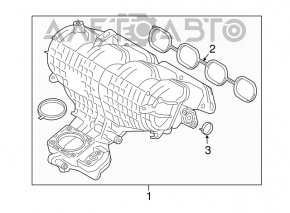 Colector de admisie pentru Toyota Prius V 12-17