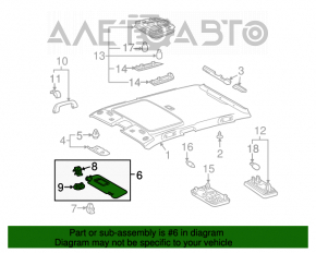 Capota dreapta Toyota Prius 30 10-15 gri, fara cârlig.