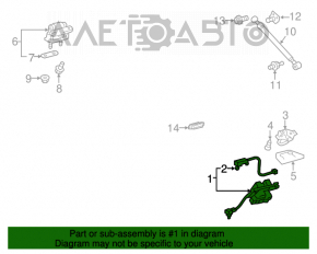 Blocare portbagaj Toyota Prius 30 10-15