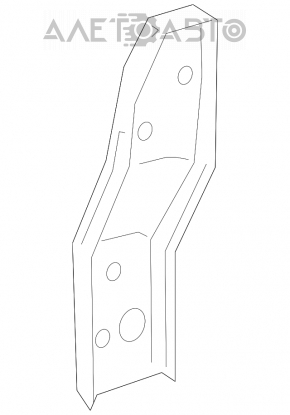 Suport TV mijloc stânga Lexus ES350 07-12 nou original OEM