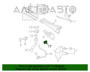 Injectoarele de spălare a parbrizului pentru Lexus ES350 07-12