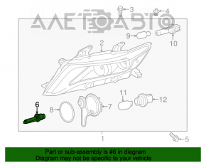 Лампа ксенон Lexus ES300h ES350 13-15 дорест,D4S, PHILIPS