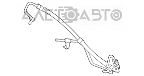 Furtun de presiune înaltă pentru direcția asistată Lexus ES350 07-12, nou, original OEM.