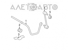 Stabilizator spate Toyota Camry v40 hibrid ruginit.