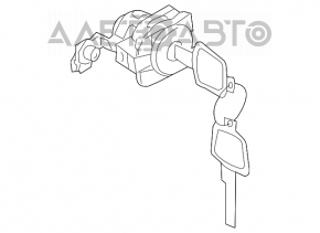 Bucșă de blocare față stânga Nissan Leaf 11-12