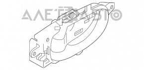 Ручка двери внутр задняя левая Nissan Leaf 11-12