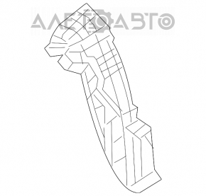 Captuseala aripa spate stanga Nissan Leaf 11-17 nou original OEM