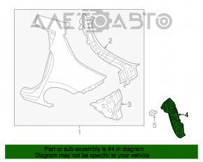 Aripa spate stânga Nissan Leaf 11-17