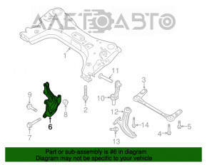 Capacul frontal stânga Nissan Sentra 13-19 1.6 1.8