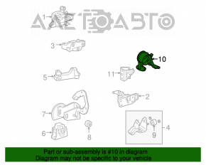 Подушка двигателя задняя Toyota Rav4 06-12