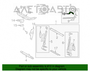 Suport aripi față stânga Toyota Rav4 06-12